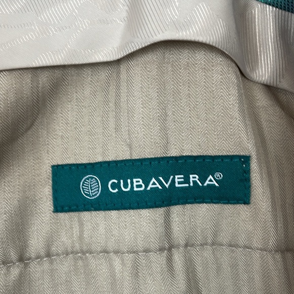 Cubavera Linen Blend Casual Mens 52X32 Beige Big Tall Wide Leg 4 Pocket Pants - Picture 8 of 8